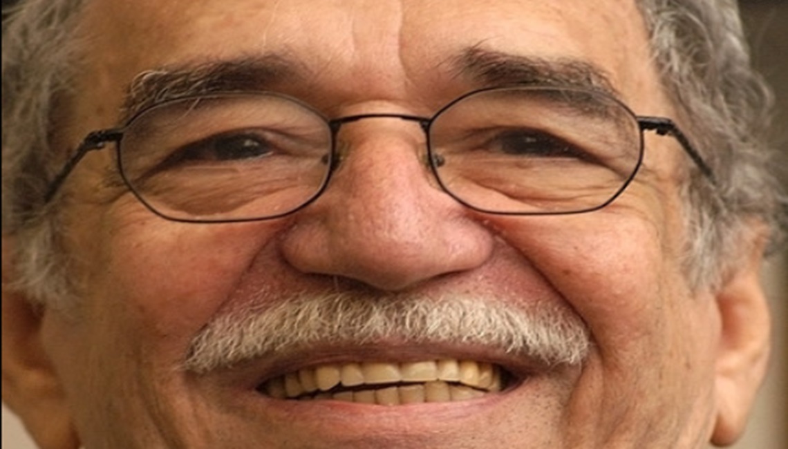 Primer plano del escritor colombiano Gabriel García Márquez.