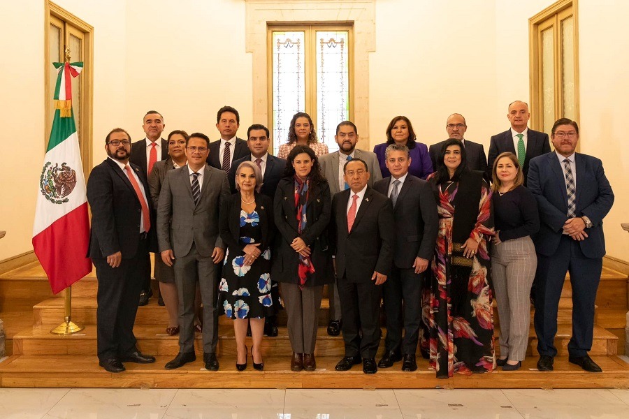 Magistrada Ramírez Jiménez, en la reunión de Tribunales de Justicia con titular de SEGOB