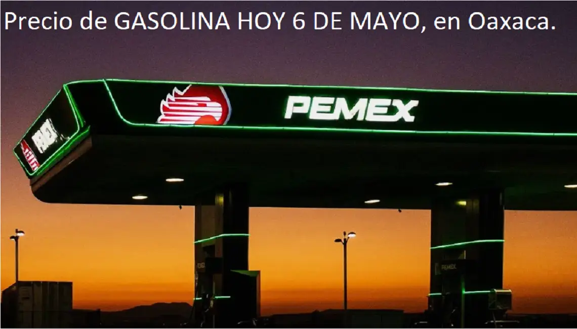 Estación de servico de Pemex este lunes 6 de mayo de 2024 en México.