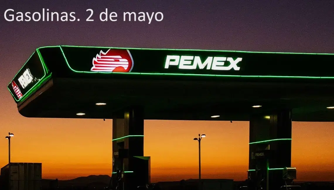 Estación de Servicio de Pemex el 2 de mayo.