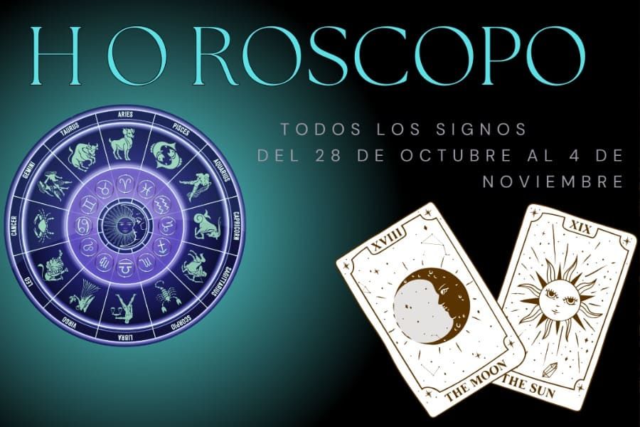 Horóscopo SEMANAL. ¿Qué dice el tarot para tu signo? 28 de octubre al 4 de noviembre