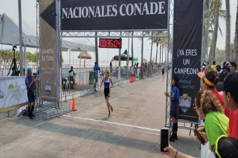 Nacionales Conade 2024: La triatleta Constanza Rueda Martínez obtuvo medalla de plata