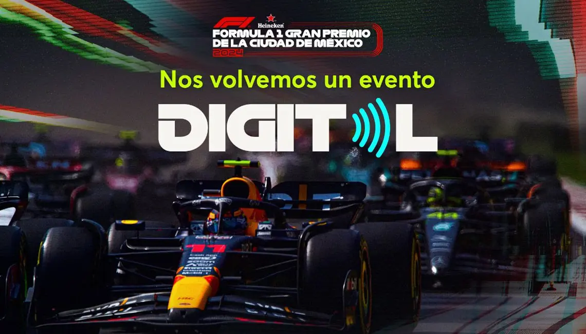 Imagen del GP México con entradas digitales