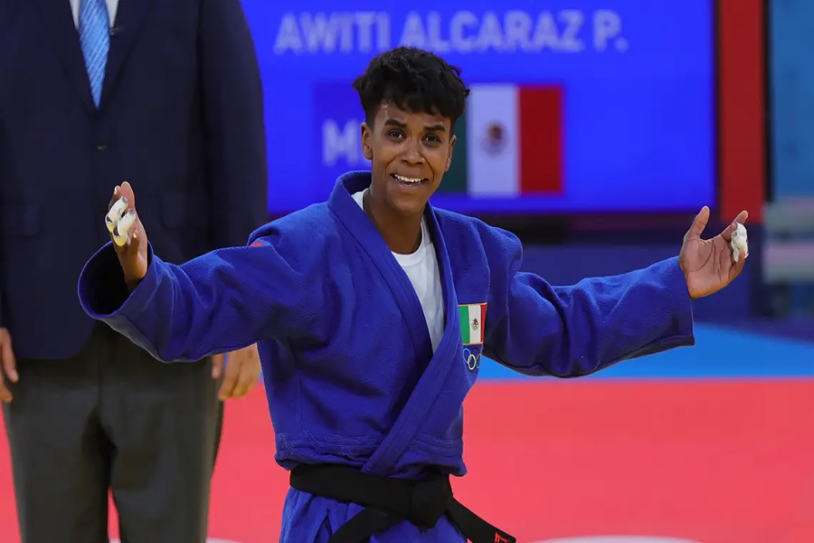 La judoca mexicana Prisca Awiti Alcaraz aseguró la segunda medalla para México en París 2024.