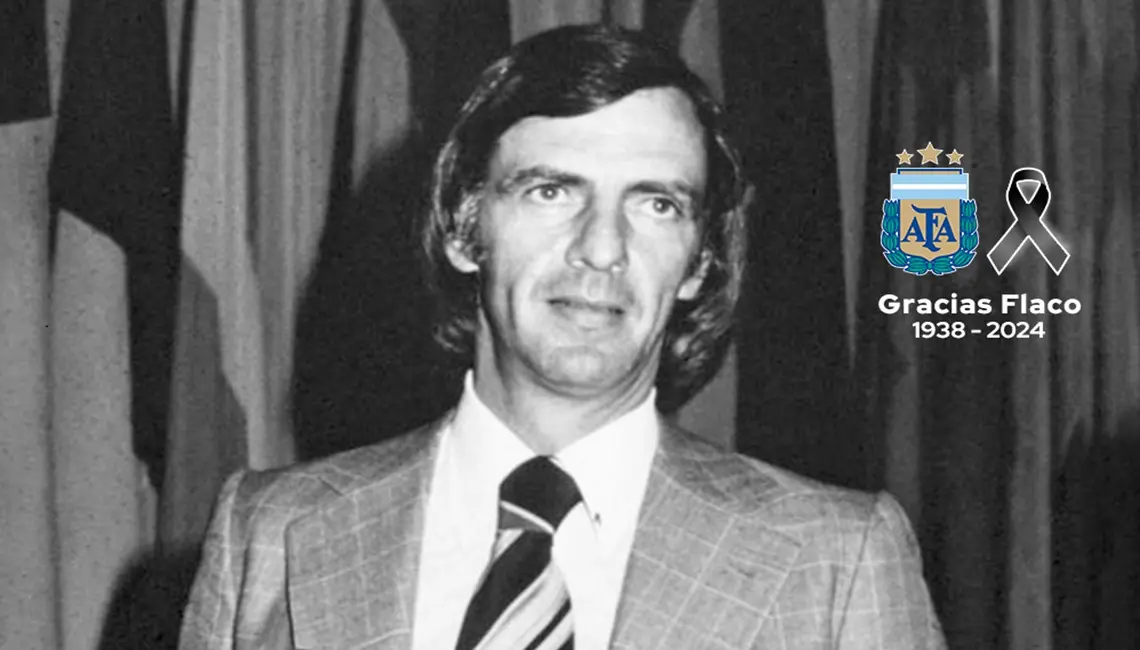 César Luis Menotti, cuando fue campeón con Argentina en 1978.