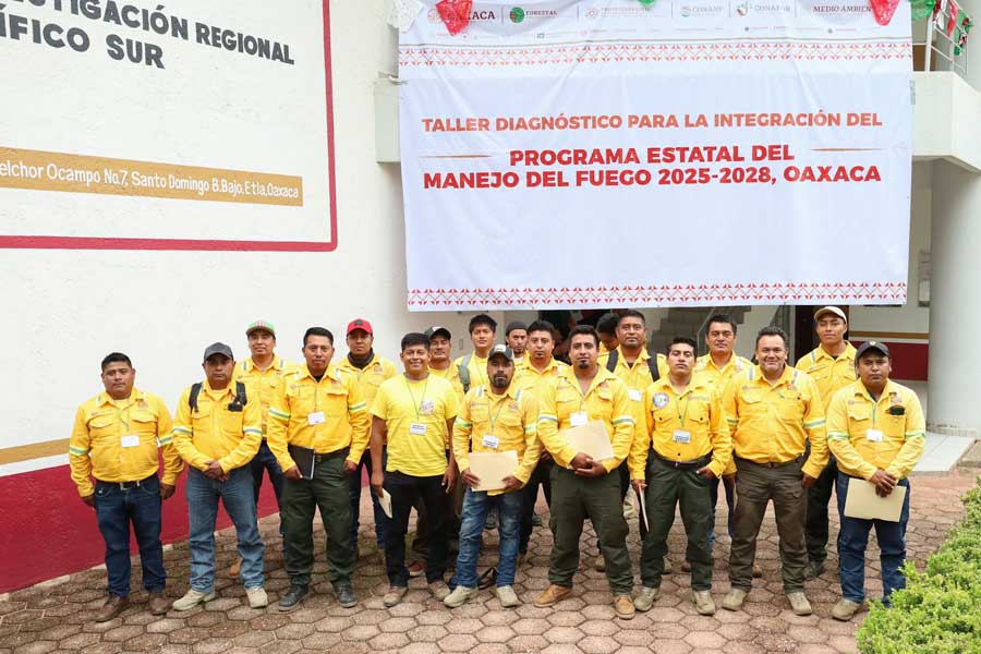 Trabaja en Oaxaca con comunidades forestales para construir Programa Estatal de Manejo del Fuego