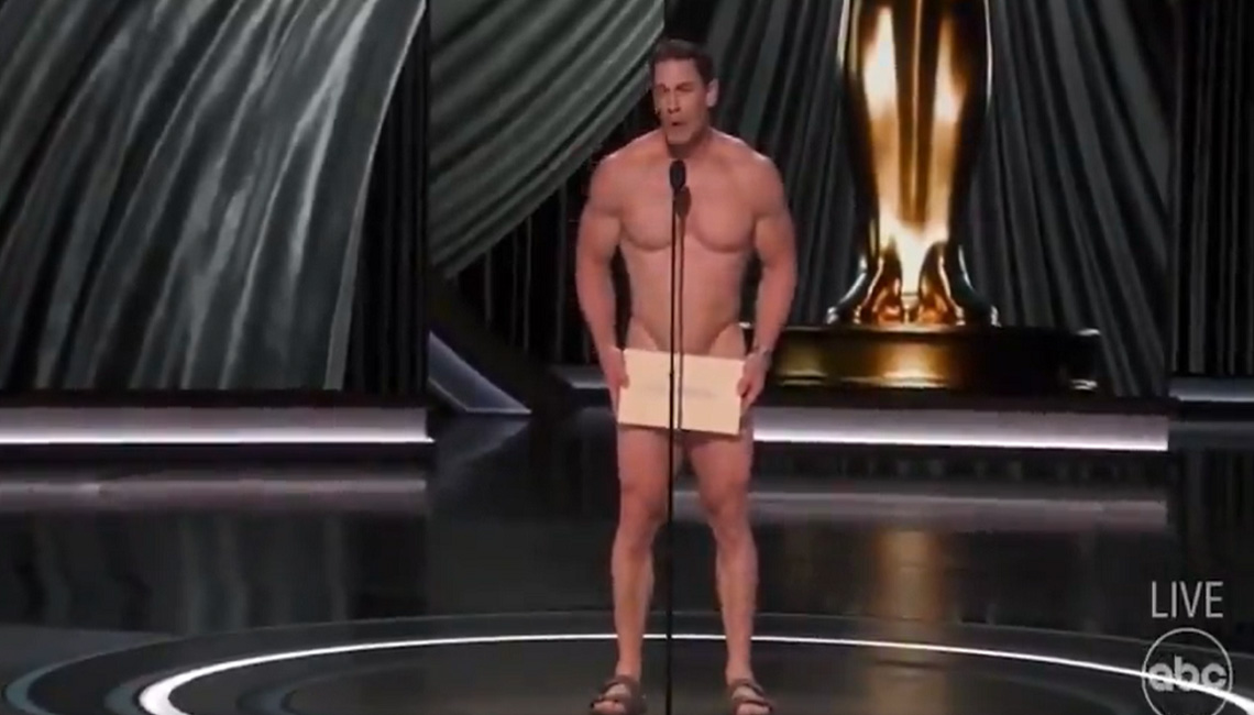Oscar 2024. ¿Por qué John Cena apareció desnudo en la entrega de premios de La Academia?