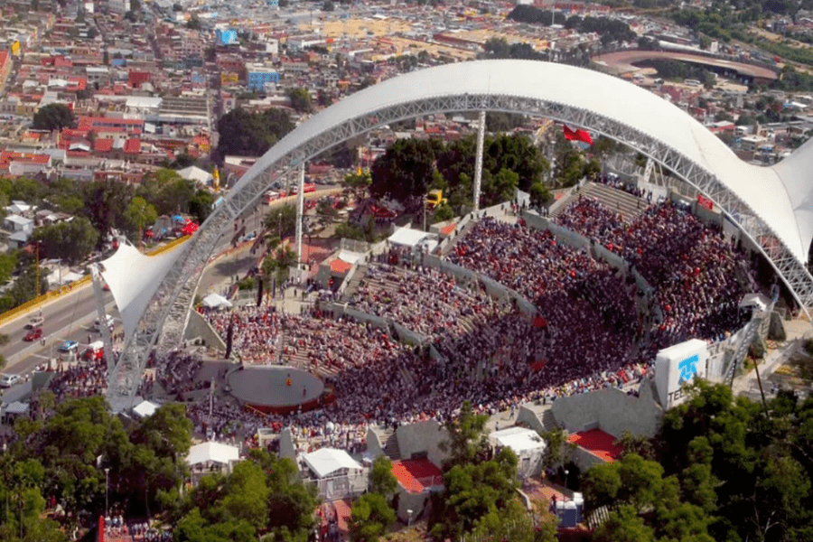 El Auditorio Guelaguetza, en la ciudad de Oaxaca.