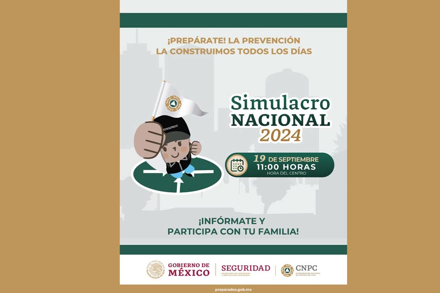 Simulacro Nacional de Sismos 2024 en México: ¿Cuándo es y cómo prepararse?