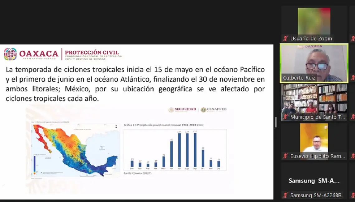 Capacitan a autoridades municipales previo a la temporada de lluvias y ciclones tropicales 2024
