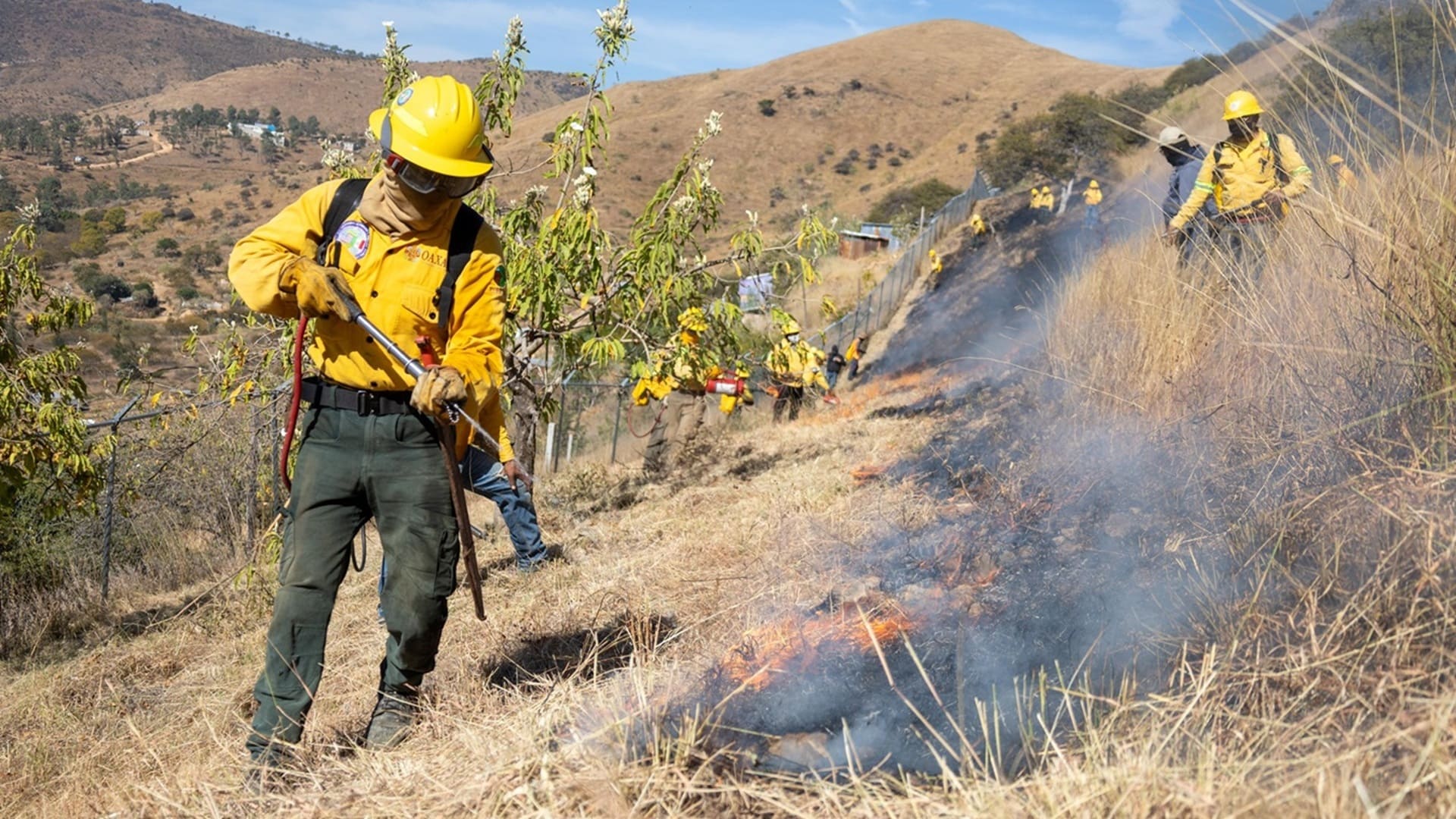 Monte Albán entra en zona preventiva ante riesgo de incendios forestales en Oaxaca
