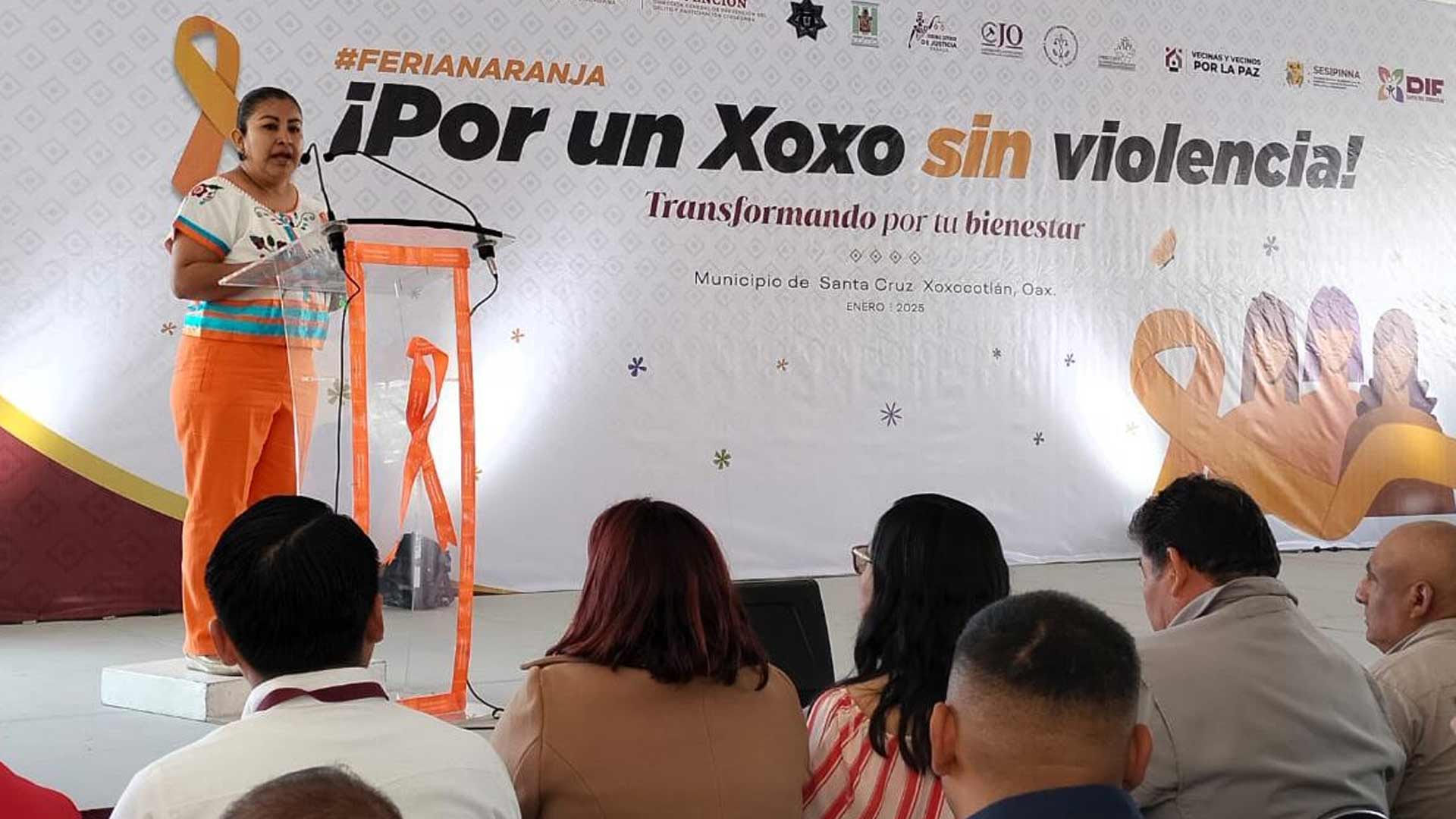 PJEO impulsa la justicia con perspectiva de género a través de Feria del Día Naranja