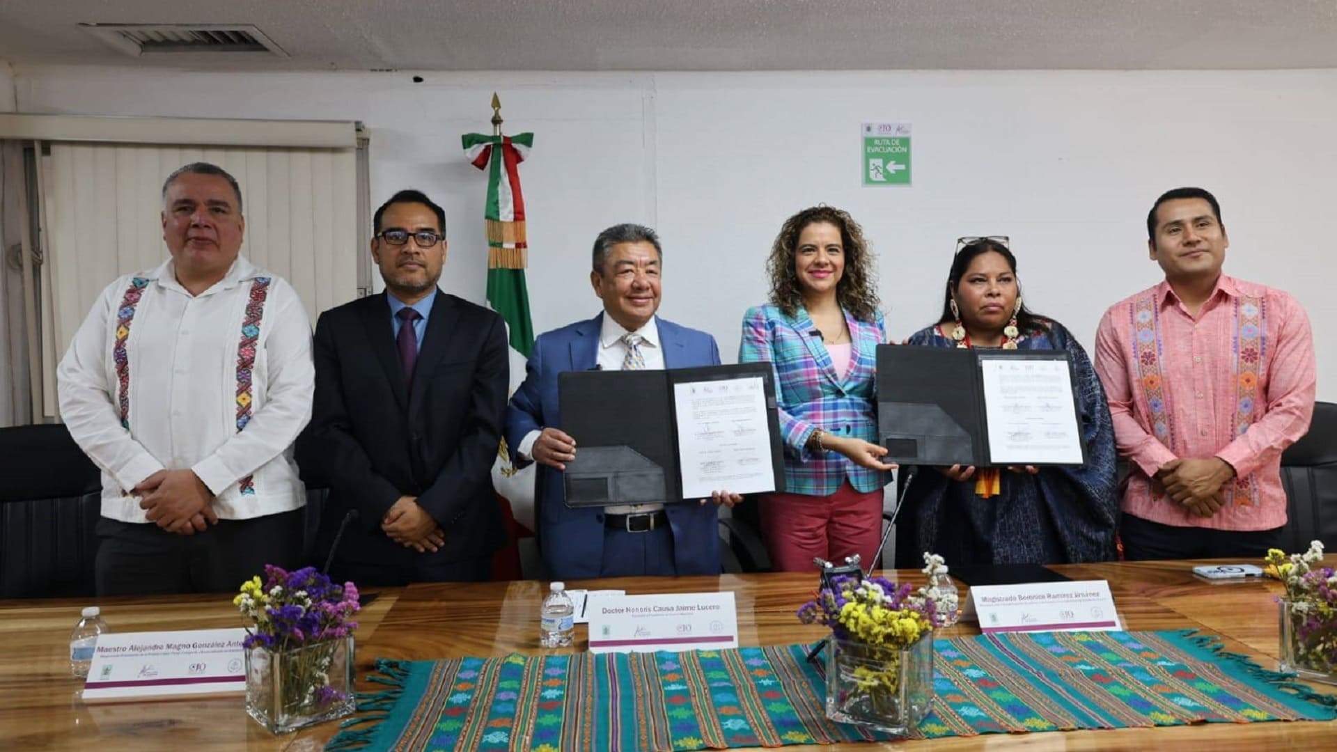 Justicia Migrante, modelo de atención por el que PJEO y Fuerza Migrante unen fuerzas