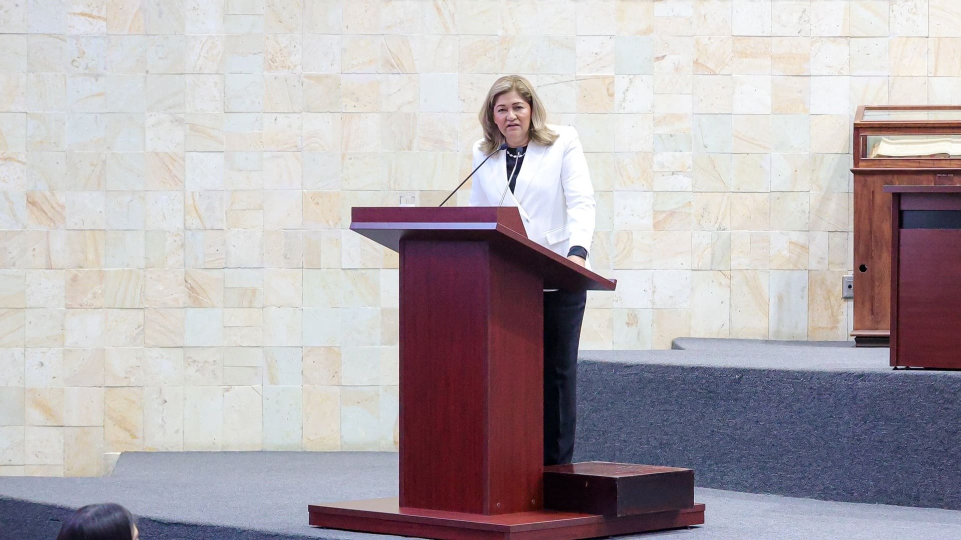 Elizabeth Lara Rodríguez rinde segundo informe al frente de la DDHPO Elizabeth Lara Rodríguez rinde segundo informe al frente de la DDHPO