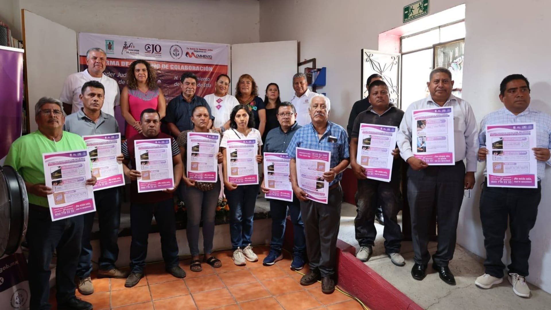 PJEO y Ayuntamiento de la Villa de Etla firman convenio para capacitar a servidores públicos