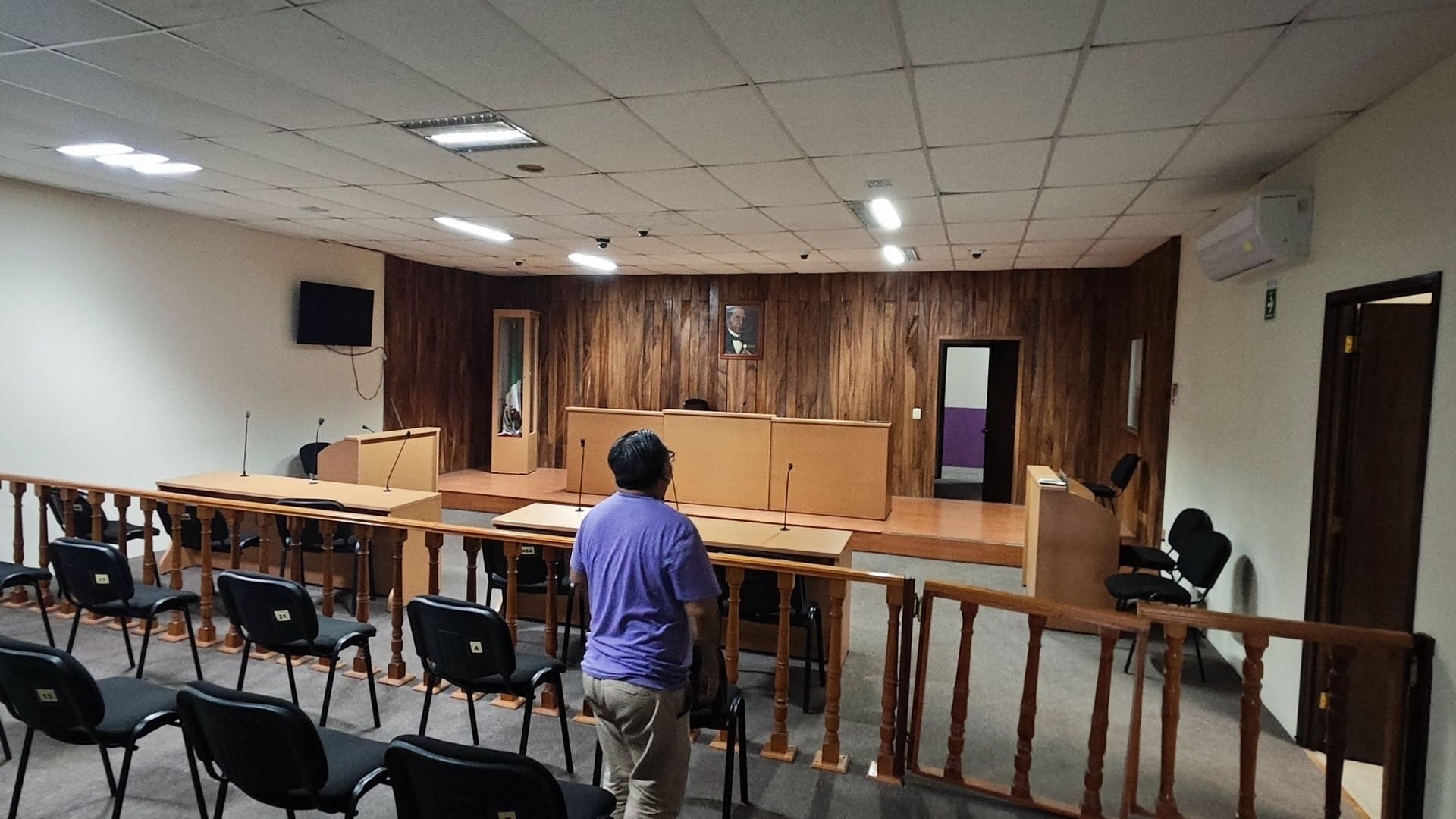 Supervisan inmuebles judiciales en la Costa e Istmo, tras el paso del huracán Erick