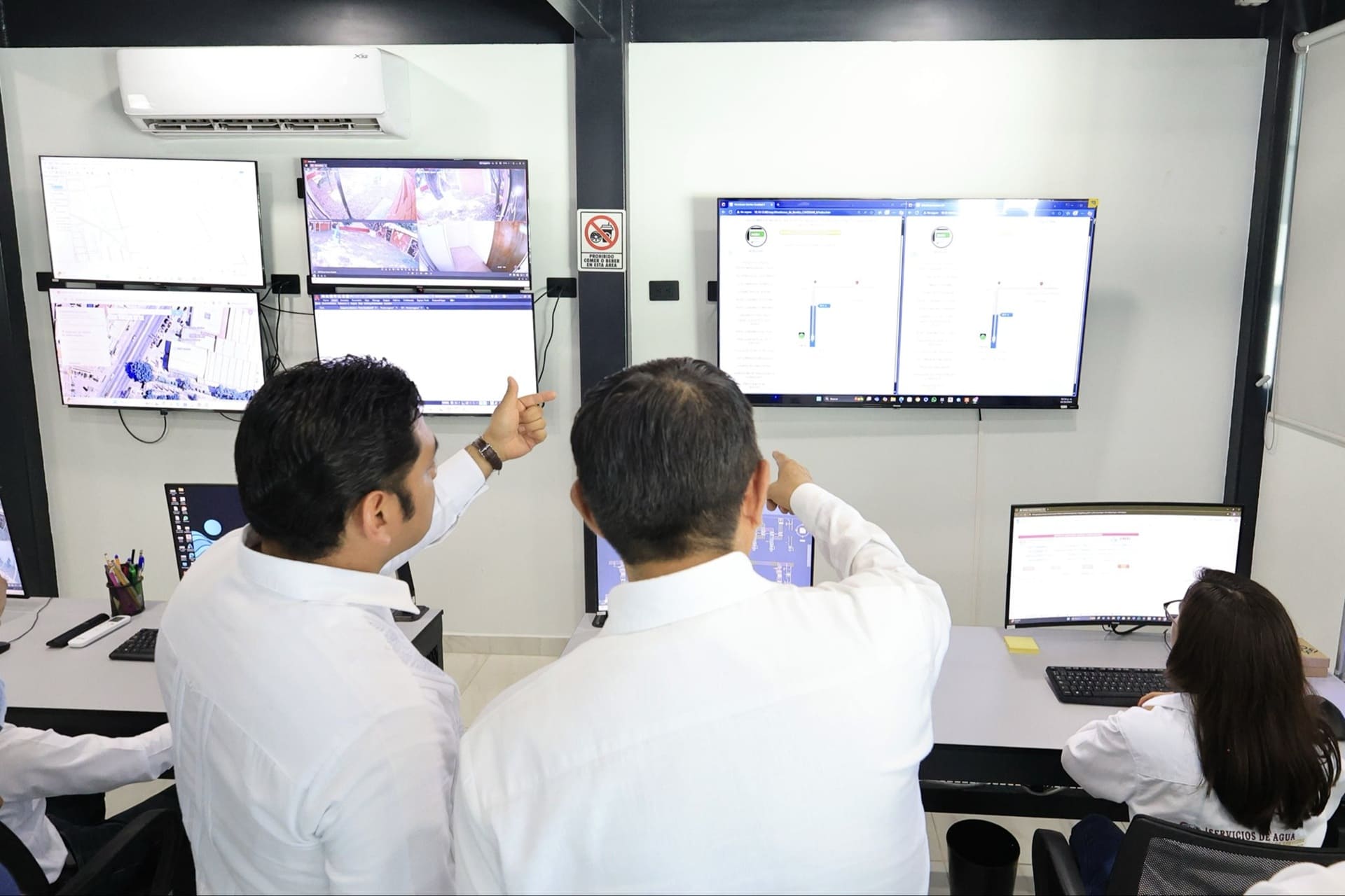 Modernizan distribución de agua en la capital con el nuevo Centro de Monitoreo Acuífero Interconectado Modernizan distribución de agua en la capital con el nuevo Centro de Monitoreo Acuífero Interconectado