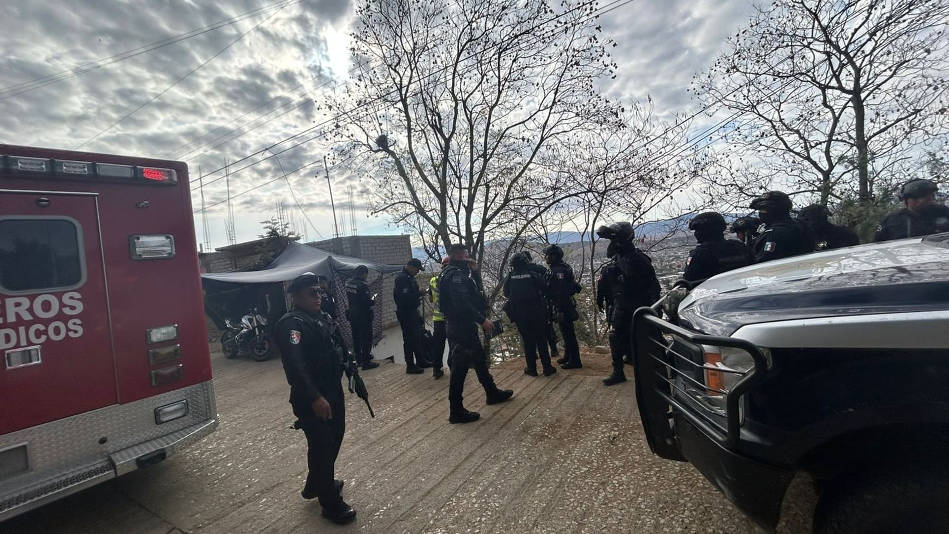 Policías de Oaxaca repelen ataque armado en la colonia Adolfo López Mateos
