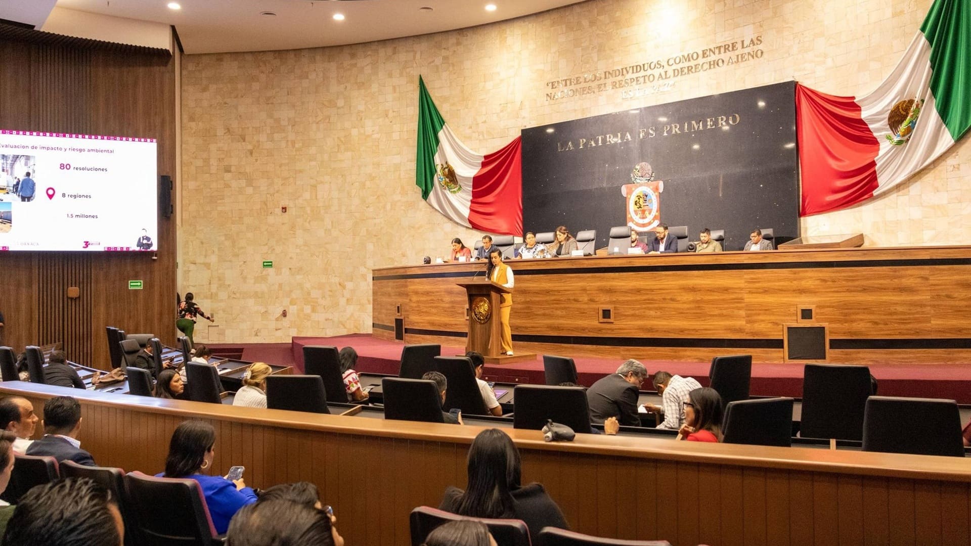 Karime Unda destaca avances ambientales ante el Congreso de Oaxaca