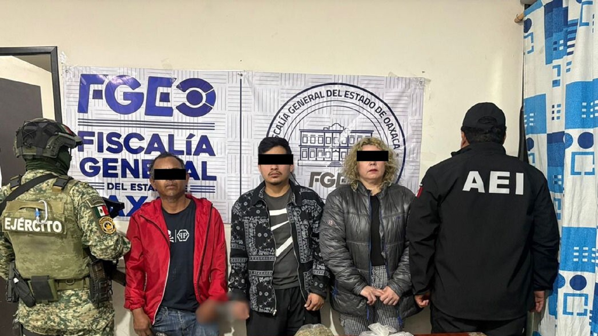 Fiscalía de Oaxaca catea puntos de venta de drogas en Matatlán y Mitla