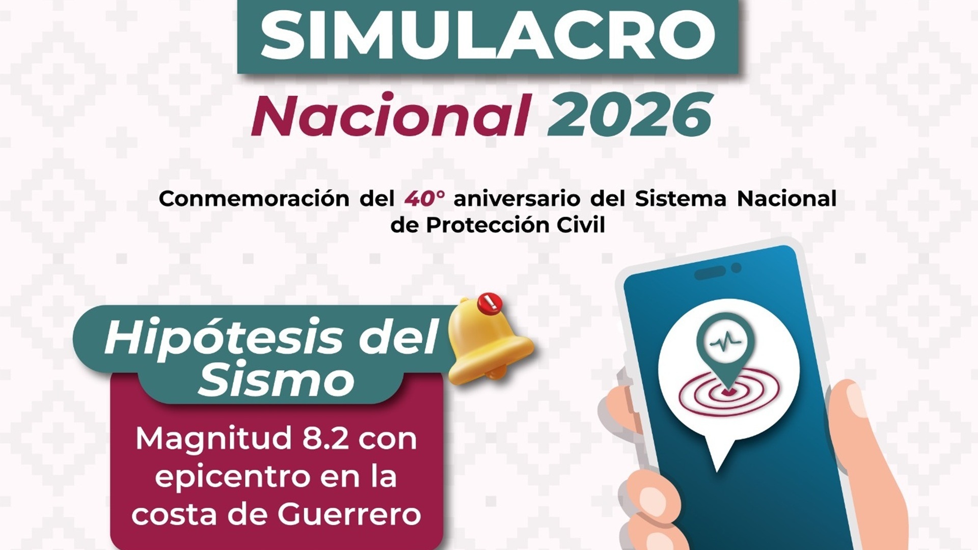 Simulacro Nacional 2026: Oaxaca se prepara para sismo hipotético de magnitud 8.2