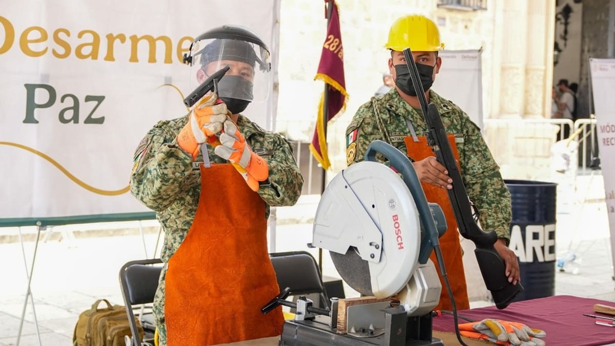 ¿Qué es “Sí al Desarme, Sí a la Paz”? Así funciona el programa para entregar armas de forma anónima en México