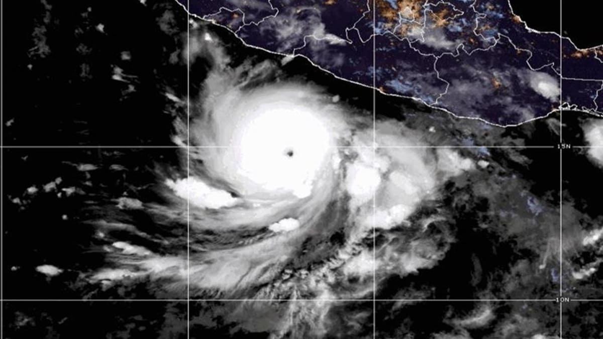 Imagen satelital del clima en la República Mexicana