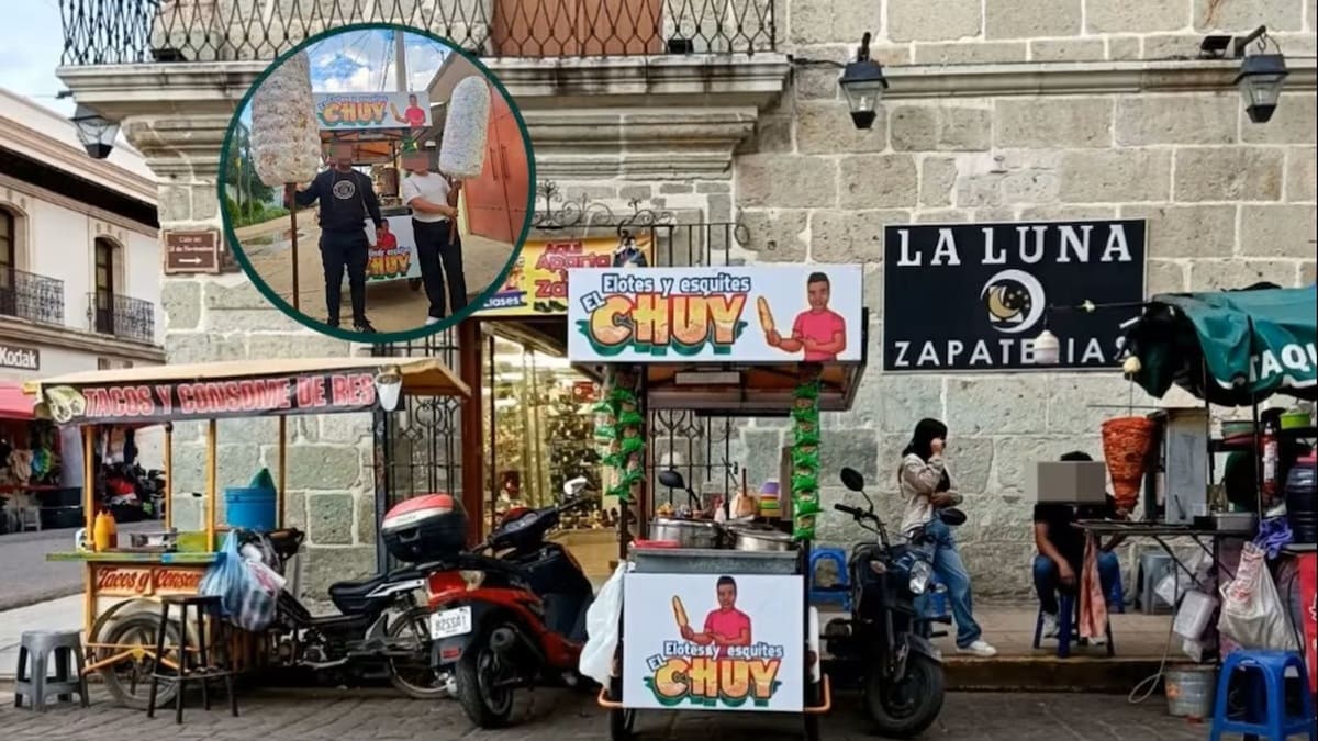 El puesto de Chuy y Rosalba en el Centro Histórico de Oaxaca