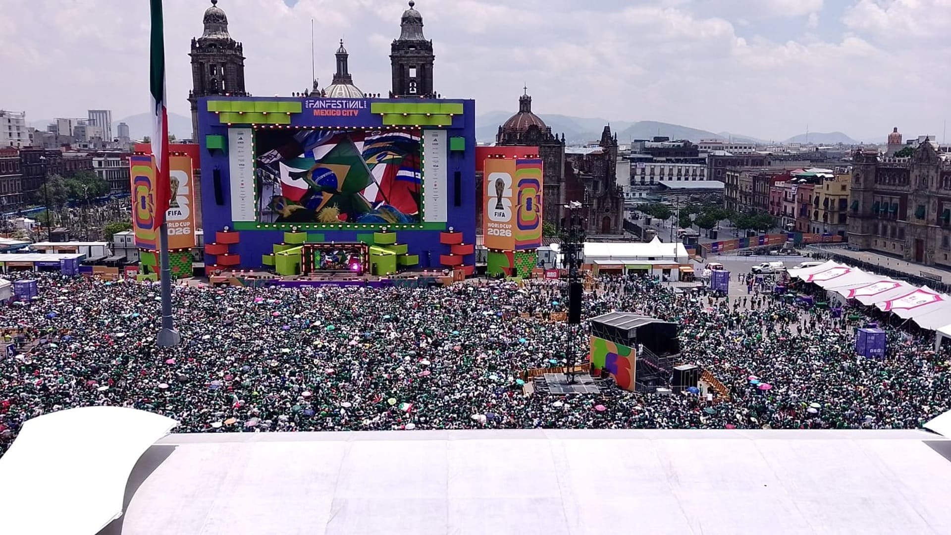 Mundial 2026 desata fiesta masiva en México: 400 mil personas abarrotan los FIFA Fan Fest Mundial 2026 desata fiesta masiva en México: 400 mil personas abarrotan los FIFA Fan Fest