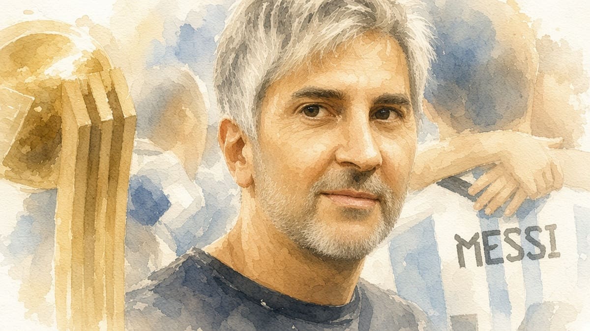 Imagen de Jorge Messi, padre de Leo Messi, realizada por Grok, inteligencia artificial de X