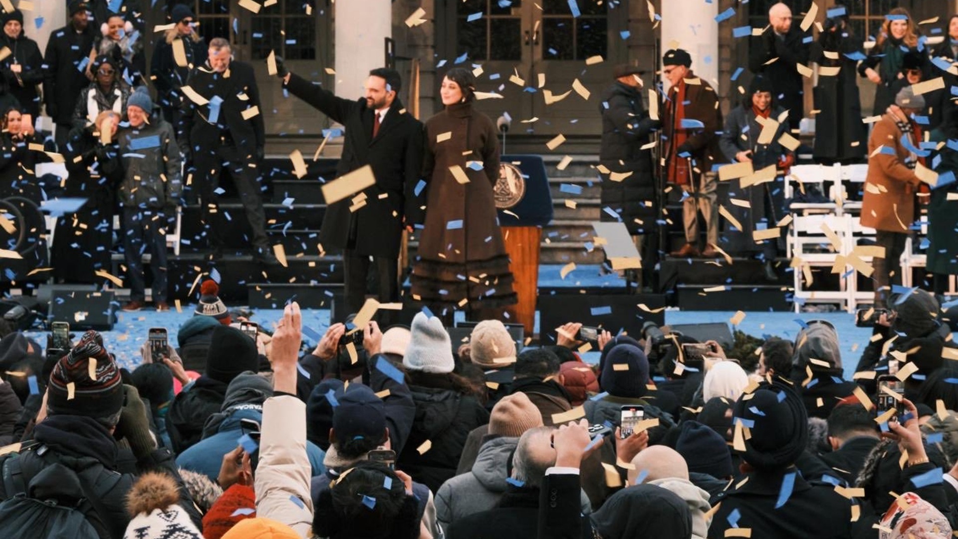 Nueva York celebra a Zohran Mamdani, su nuevo alcalde inmigrante, musulmán y socialista