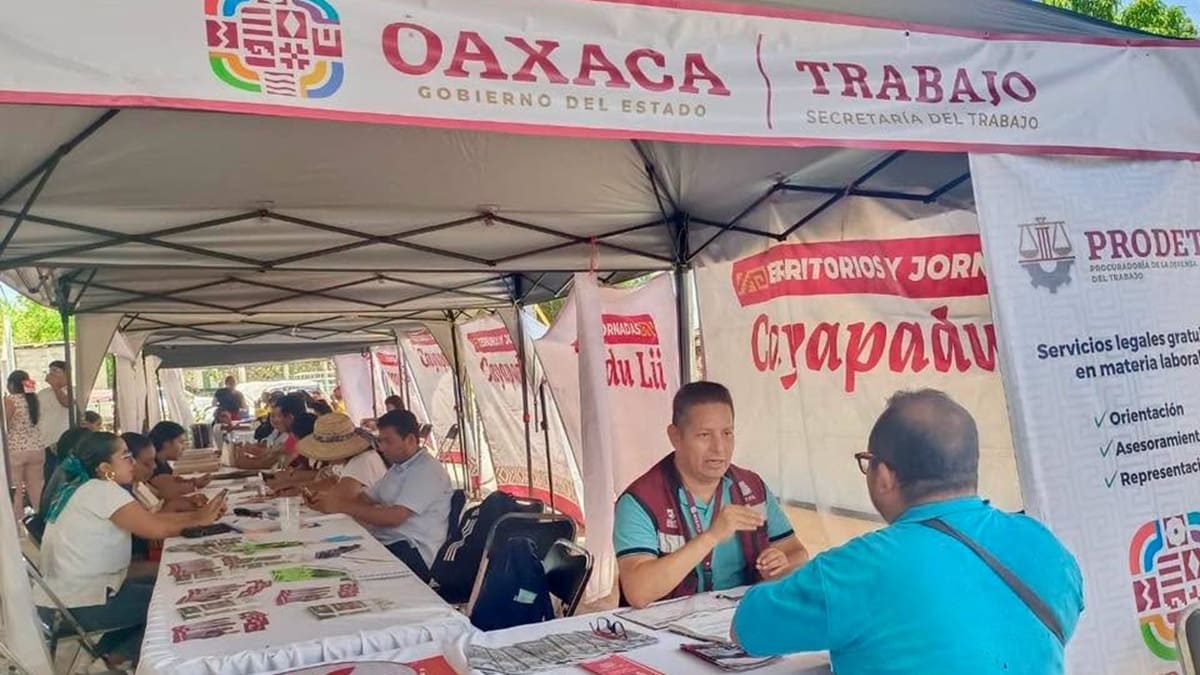 Oaxaca destaca con más de 5.5% de crecimiento anual del empleo ante el IMSS