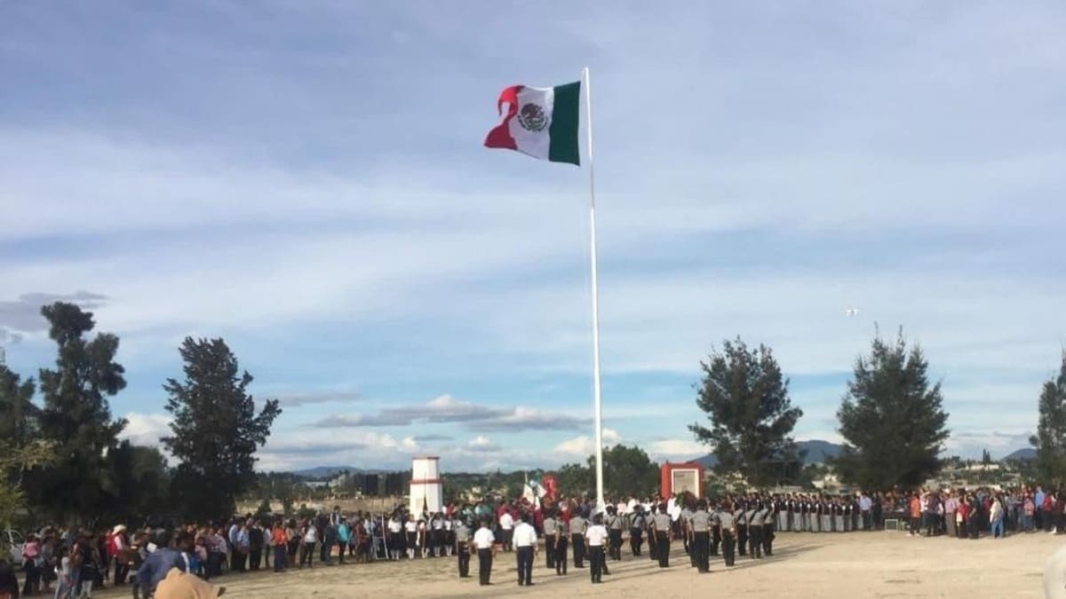 Monumento en Miahuatlán, Oaxaca, al Ejército Republicano de México, que enfrentó en 1866 la Segunda Intervención Francesa