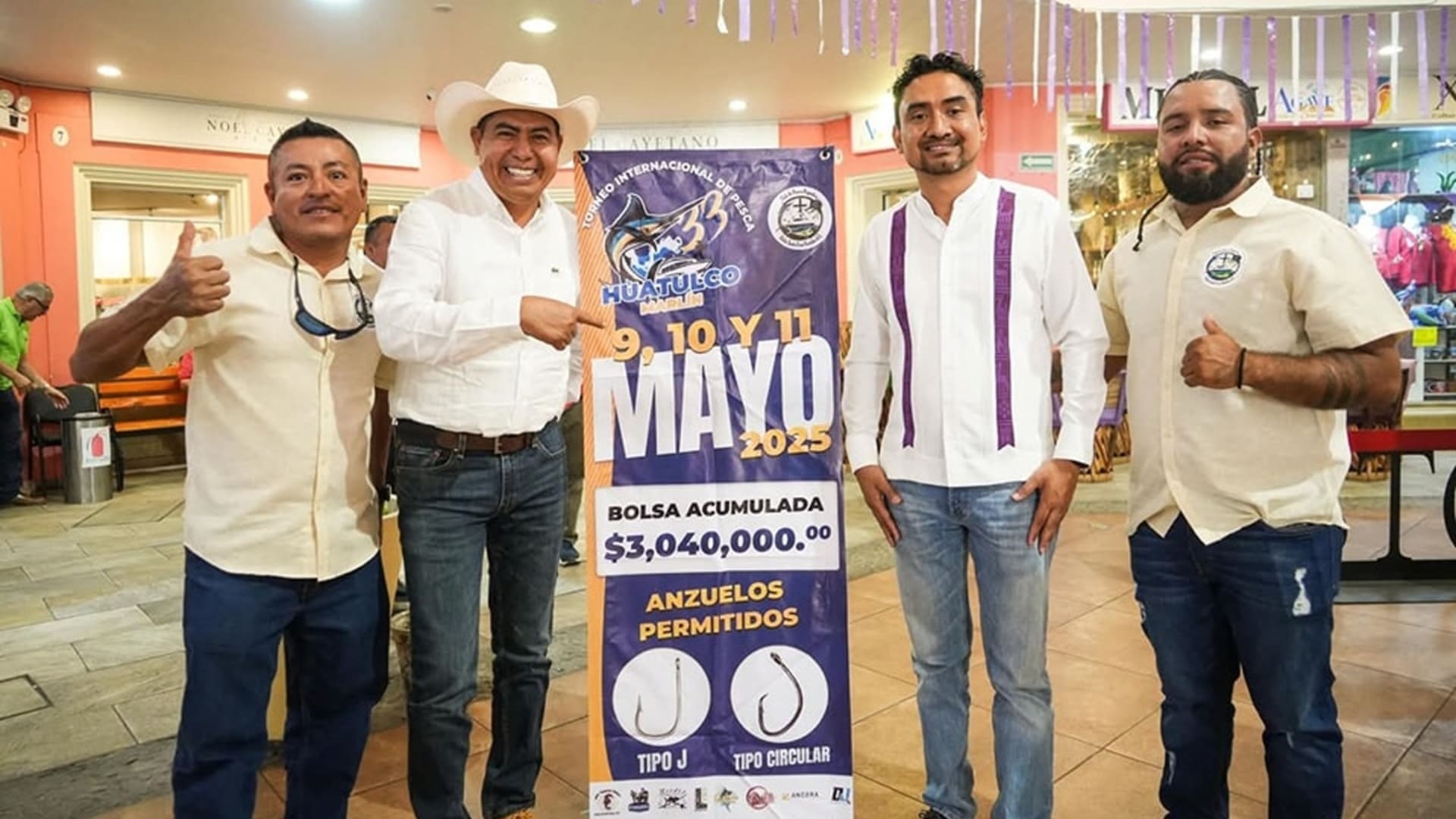 ¡Alista anzuelos! Se viene la 33 edición del Torneo Internacional de Pesca Marlín Huatulco 2025