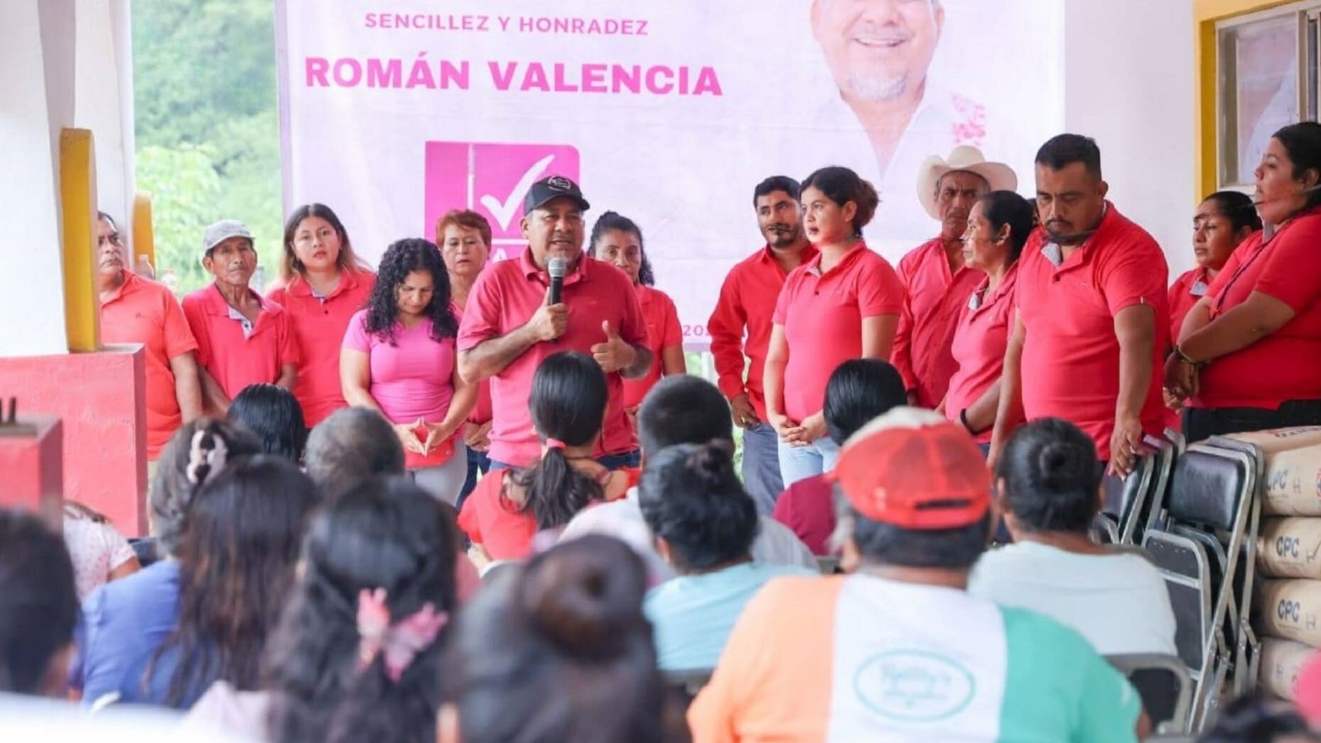 Avanza la Ruta Rosa de Román Valencia en Junta del Potrero y Los Naranjos Avanza la Ruta Rosa de Román Valencia en Junta del Potrero y Los Naranjos