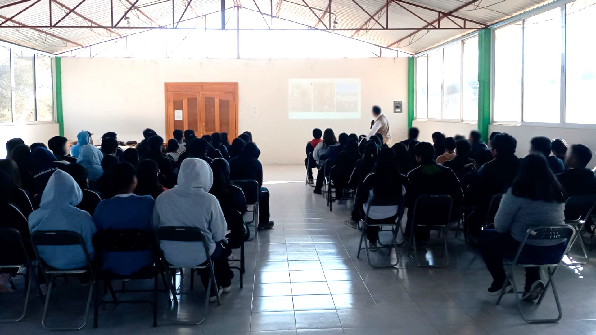 Profepa imparte taller ambiental en el CBTA 317 de Guelavia