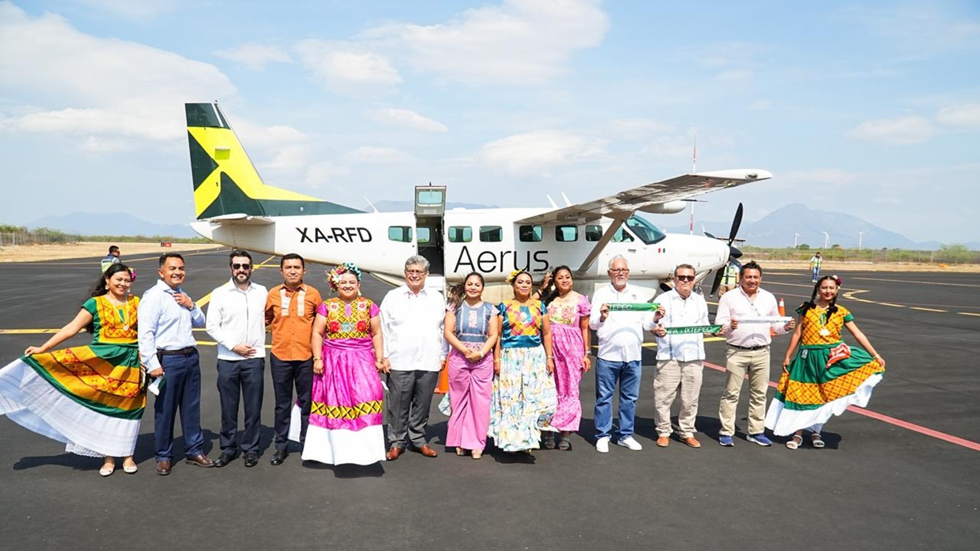 Ixtepec despega: inauguran ruta aérea directa al AIFA con cinco vuelos semanales