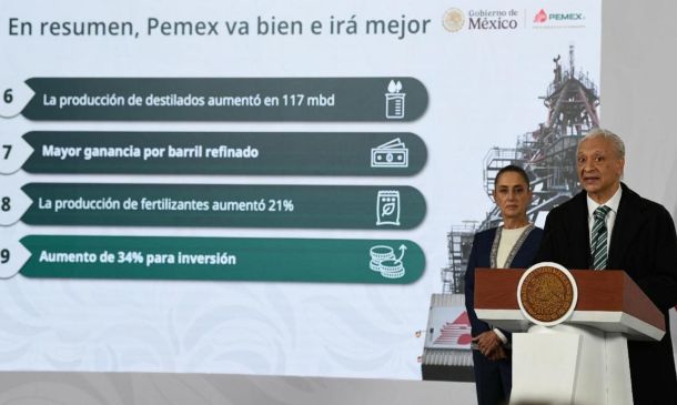 Pemex avanza en consolidación financiera: reduce deuda y paga más de 390 mil mdp a proveedores