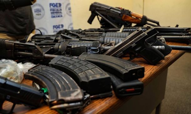 Estas son las armas ilegales más comercializadas en Oaxaca, según la Fiscalía