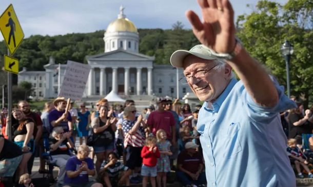 Bernie Sanders, en defensa de la candidatura de Joe Biden