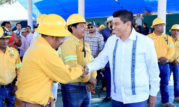 Salomón Jara llama a reforzar la prevención de incendios forestales en la Costa de Oaxaca