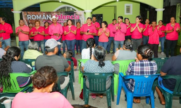 Román Valencia, entre lluvia y calor humano en La Ceiba y Los Figueroa
