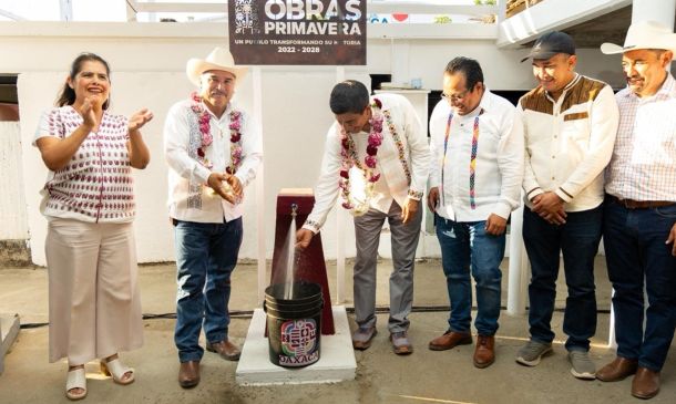 Santa María Tonameca, Oaxaca mejora su sistema de agua potable con inversión de 19 millones