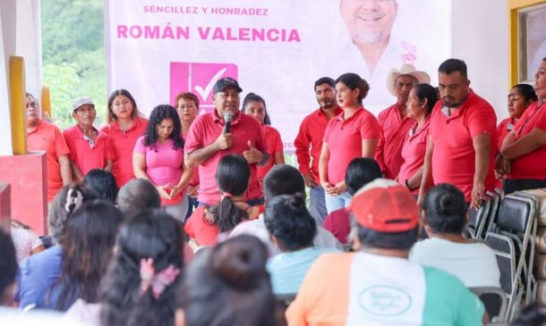 Avanza la Ruta Rosa de Román Valencia en Junta del Potrero y Los Naranjos