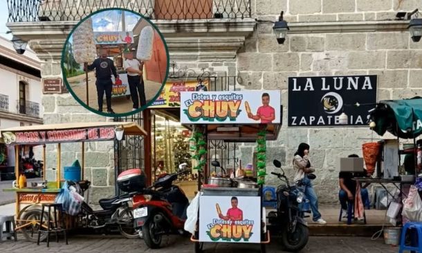El Chuy y Rosalba, los eloteros más famosos de Oaxaca