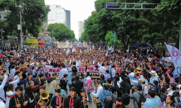 Jara Cruz lidera la presencia oaxaqueña en el informe de Claudia Sheinbaum: “Hoy es un día de fiesta”