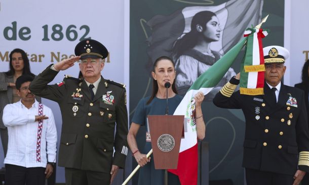 Sheinbaum endurece discurso en Puebla: “Ninguna potencia extranjera nos va a decir cómo gobernarnos”