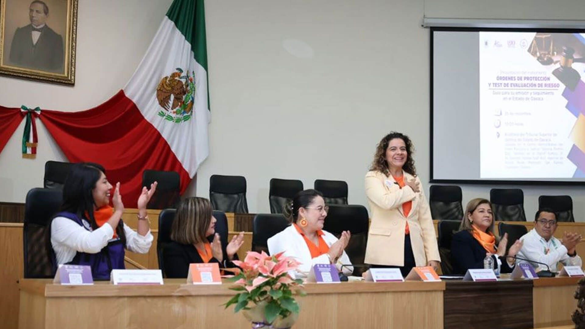 PJEO encabeza esfuerzos de la mano de instituciones para proteger a mujeres víctimas de violencia