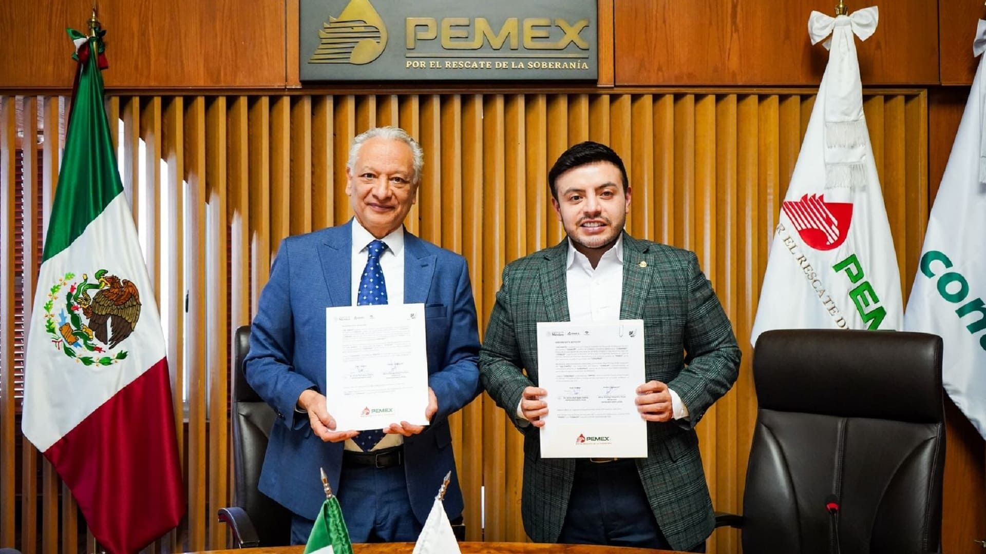 Conalep y Pemex firman convenio para fortalecer la formación técnica en el sector energético