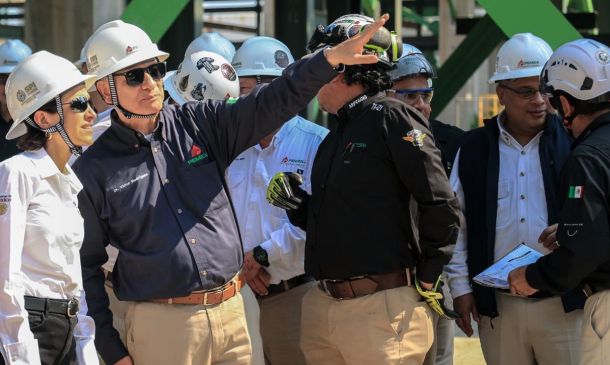 Montan reactor de hidrotratamiento en la refinería de Salina Cruz